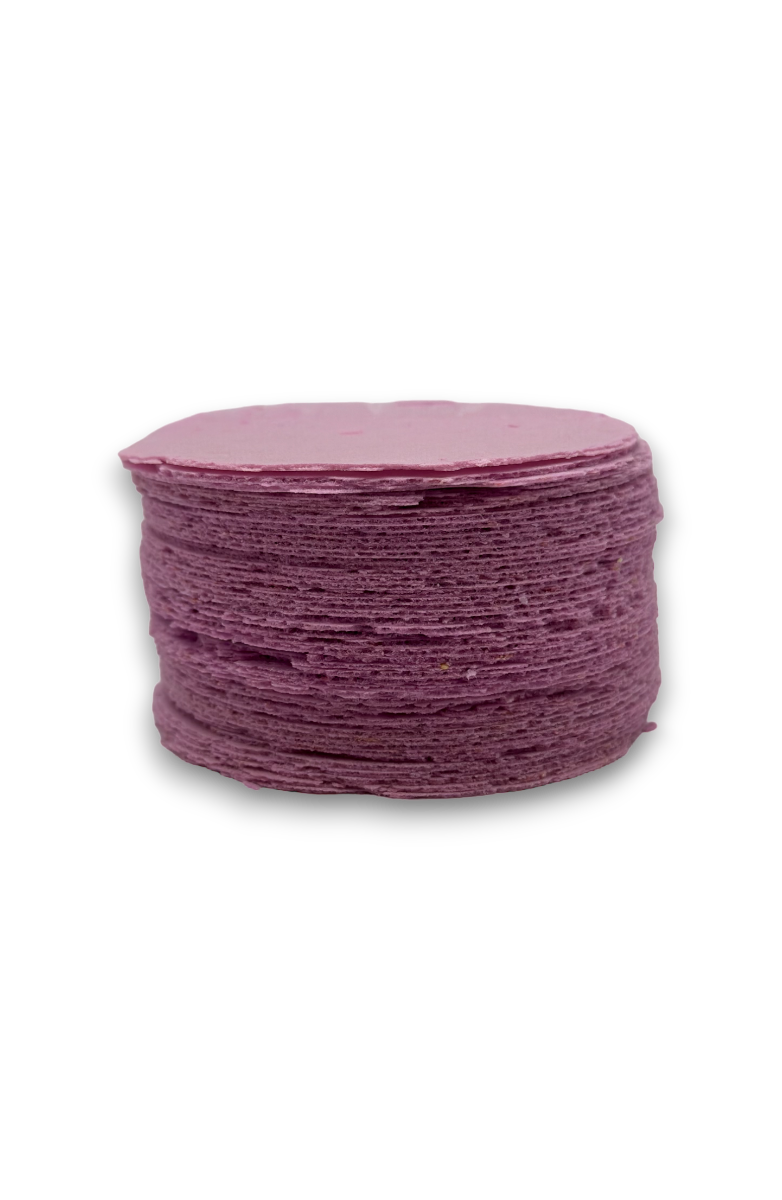 Obleas de taro con monk fruit